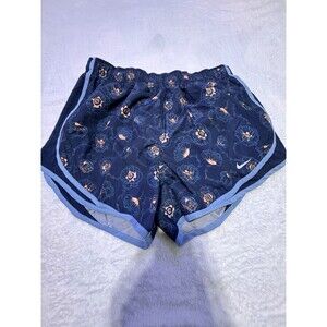 Nike‎ Dri-Fit Lined Running Shorts Women's Medium Floral Blue Orange Drawstring